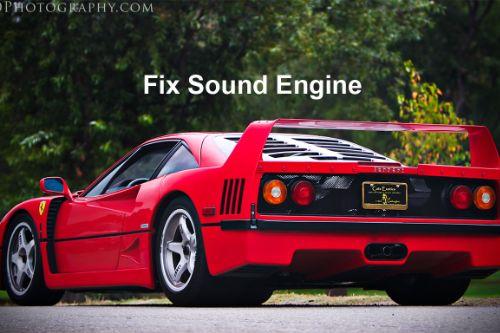 Ferrari F40 (Add-On) Engine Sound Fix